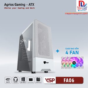 Case VSP AGRIOS Gaming FA06 Trắng