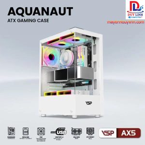 Case VSP AX5 Aquanaut Gaming Trắng