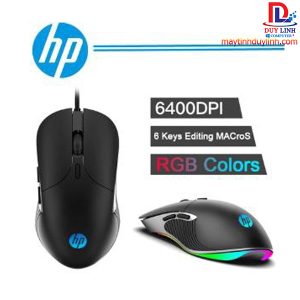 Chuột Gaming HP M280 Có Dây, 6400DPI RGB LED