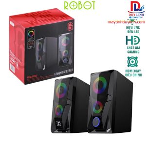 Loa Máy Tính ROBOT RS200 RS180 Hiệu Ứng Đèn LED Auto