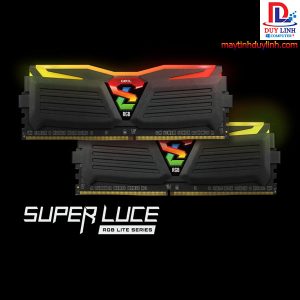 Ram GEIL Super Luce Led RGB 8G DDR4-3200 Đen BH 5 năm