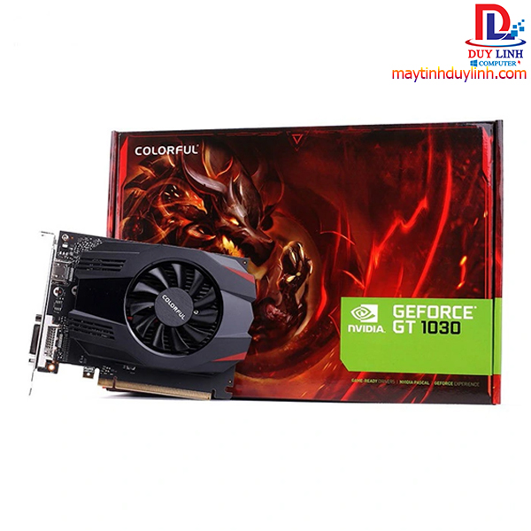 VGA Colorful GT 1030 4G Single Fan