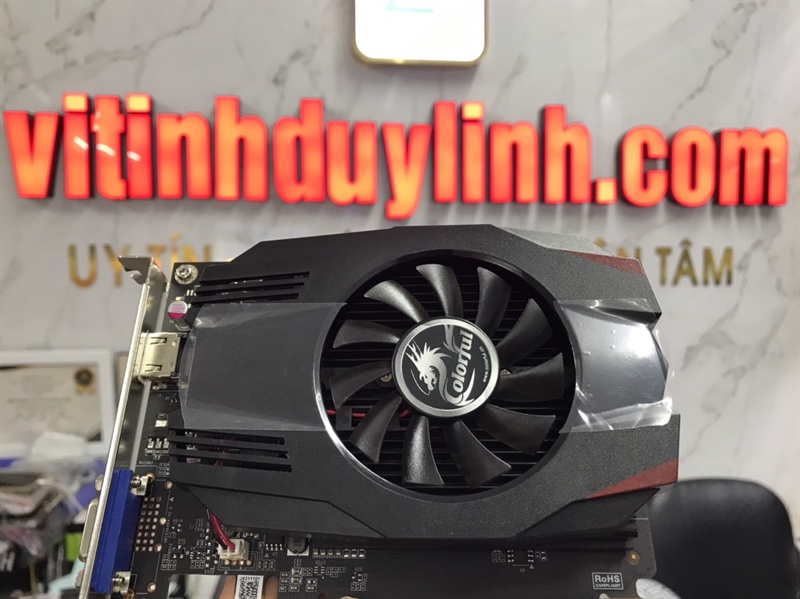 VGA Colorful GT 1030 4G Single Fan - Ảnh 2