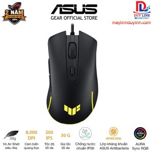 Chuột ASUS TUF GAMING M3 GEN II, 8000Dpi, chống bụi nước IP56