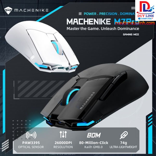 Chuột Machenike M7 Pro Đen