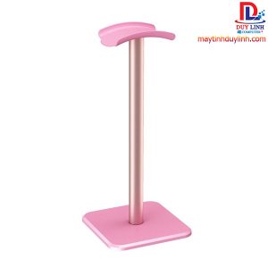 Giá treo tai nghe, giá đỡ tai nghe Headphone, thân nhôm cao cấp màu Hồng