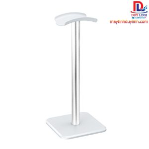 Giá treo tai nghe, giá đỡ tai nghe Headphone, thân nhôm cao cấp - màu trắng Bạc