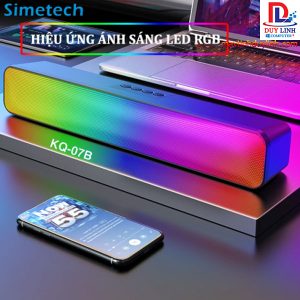 Loa Thanh Bluetooth Simetech KQ - 07B leg Rgb ( có khe thẻ nhớ , usb)