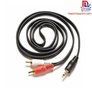 Dây Loa AV 1 đầu 3.5 ra 2 đầu AV