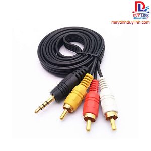 Dây loa AV 3 ra 3 đầu bông sen