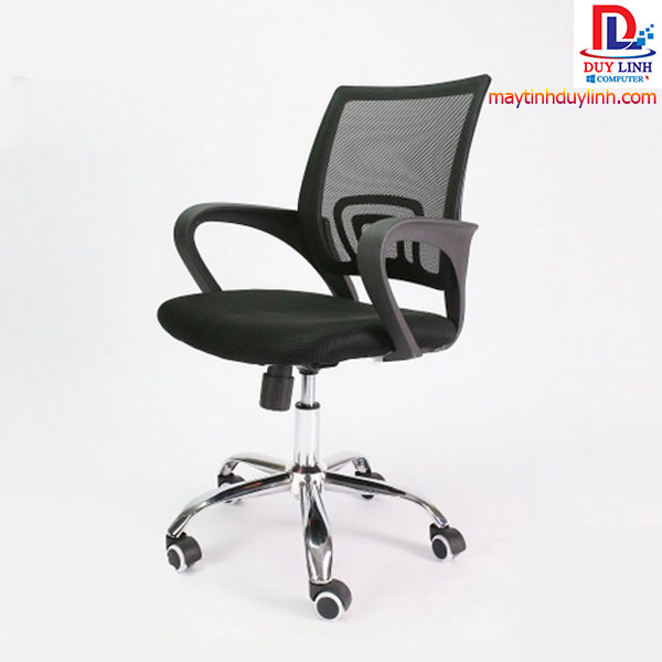 Ghế lưới xoay thường Đen