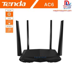 Phát Wifi Tenda AC6 Băng Tần Kép Chuẩn AC 1200Mbps - Hàng Chính Hãng