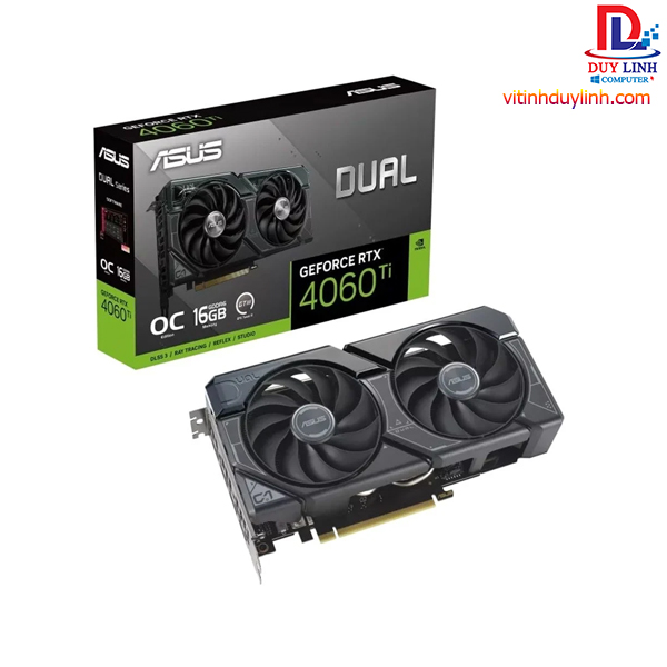 Vga ASUS RTX 4060ti 16G DDR6 2 Fan