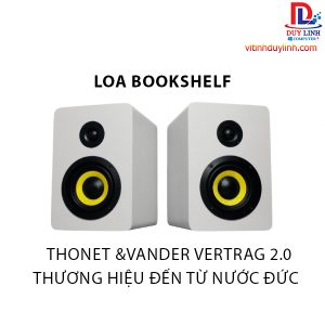 Loa Kiểm Âm Bookshelf Thonet &Vander VERTRAG 2.0 - Công suất 230W - Thương hiệu đến từ nước Đức