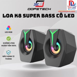 Loa vi tính K8 PRO có Led