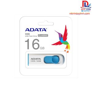 USB ADATA 16gb 2.0 C008 đen - trắng