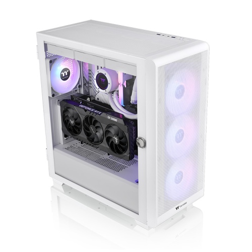 Vỏ Case Thermaltake S250 TG ARGB Mid Tower - Trắng - Ảnh 3