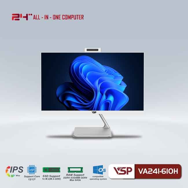 Máy Bàn VSP All in One VA241-610H Trắng