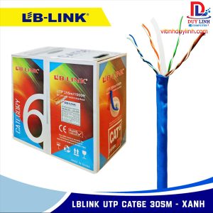 Dây mạng Cat 6E LBLINK (Xanh Dương) C/Hãng ( 305M )