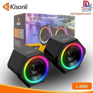 Loa vi tính 2.0 KISONLI L6060 LED RGB