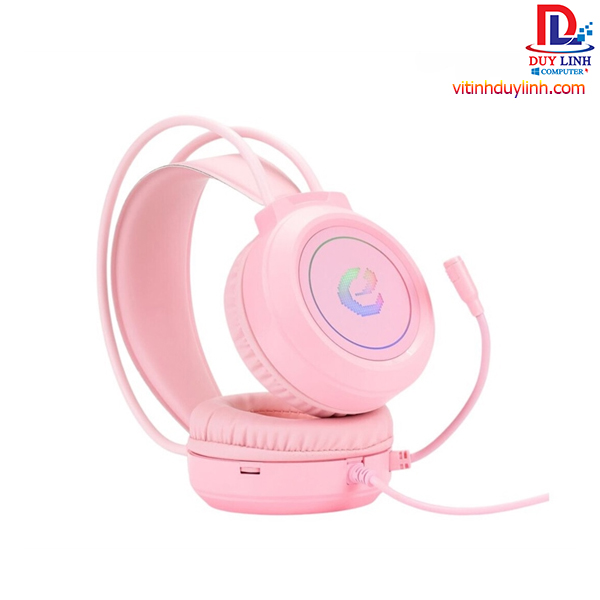 Tai nghe 7.1 USB E Hồng