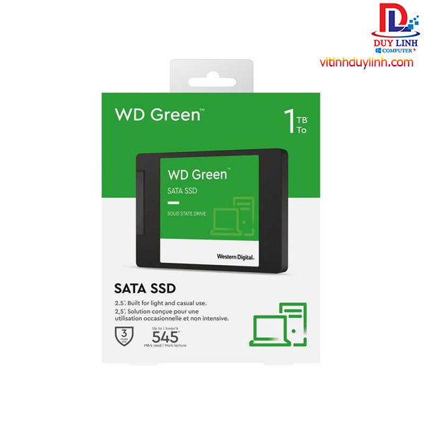 SSD 1T Western Green Sata
