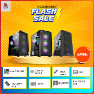 PC Giả Lập 03 | Xeon E5 2673v3 – RAM 64GB – NVME 256GB – VGA 1060 6GB