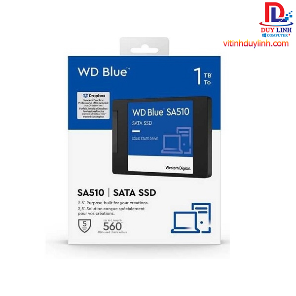 SSD 1T Western Blue Sata