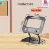 Giá đỡ máy tính xách tay bằng kim loại- Đen ,có thể xoay 360 °có thể điều chỉnh
