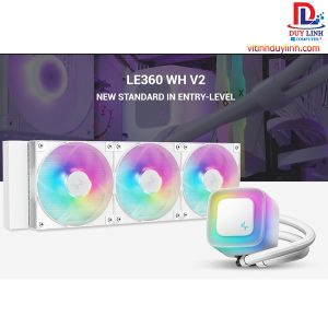 TẢN NHIỆT NƯỚC AIO DEEPCOOL LE360 V2 Trắng