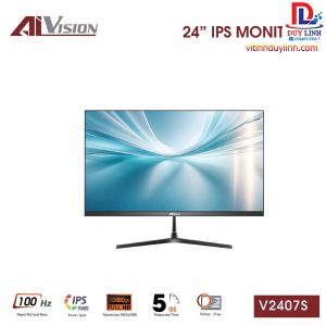 Màn Hình AiVision V2407S 24 Inch IPS FHD 100Hz 5ms (HDMI/VGA, Flicker Free)